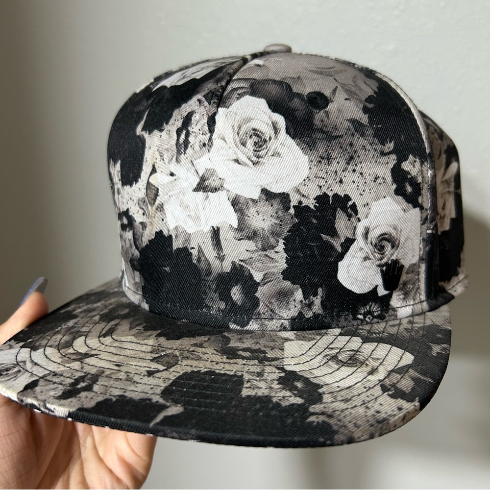 Black and White Snapback Hat